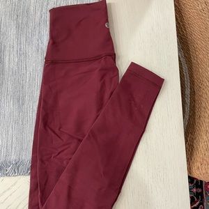 Lululemon wunder under pant sz4